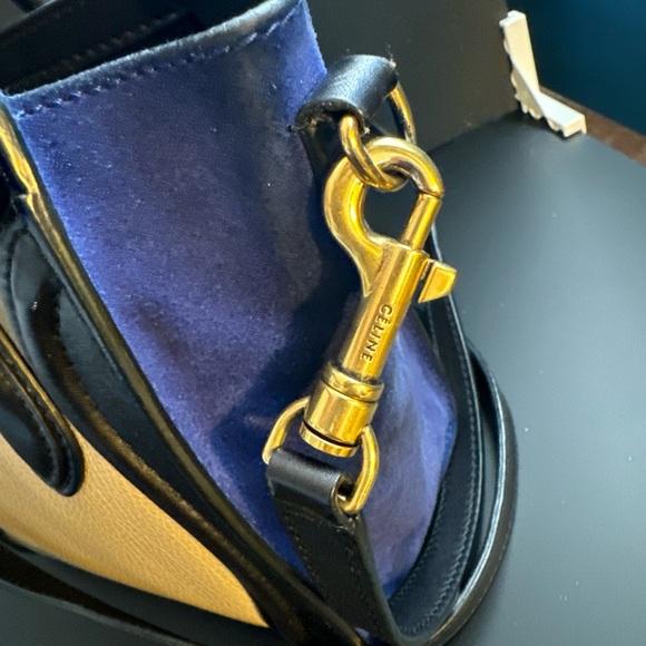 RARE Tri Color CELINE Trapeze tote - Picture 4 of 9